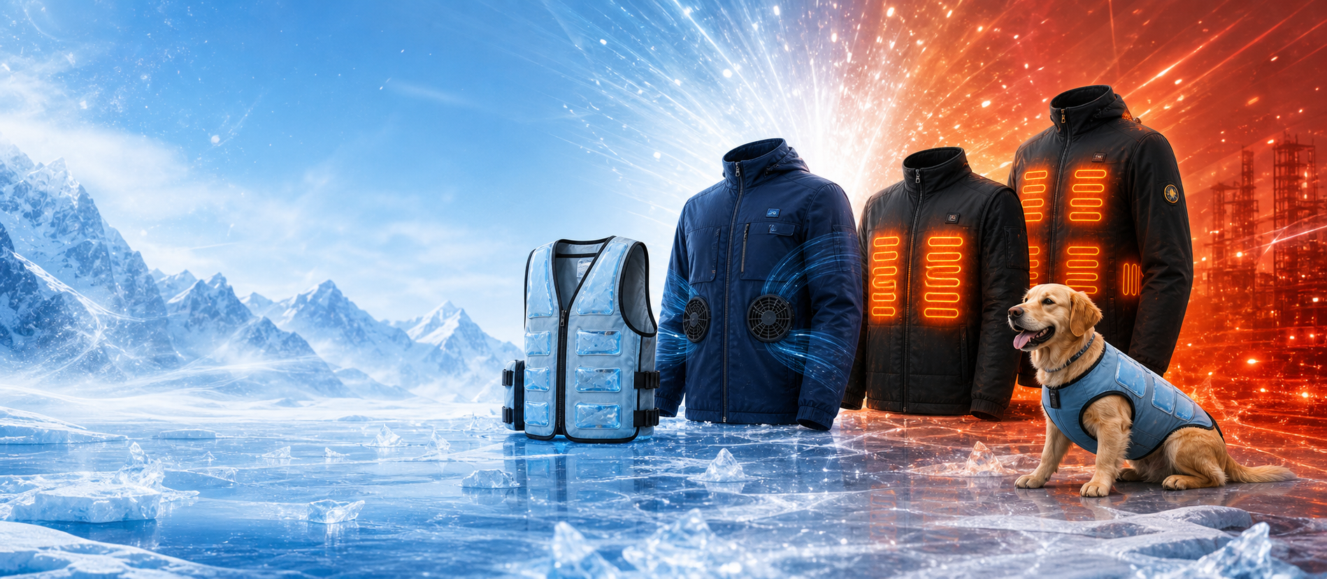 Cooling and heated wearable OEM products