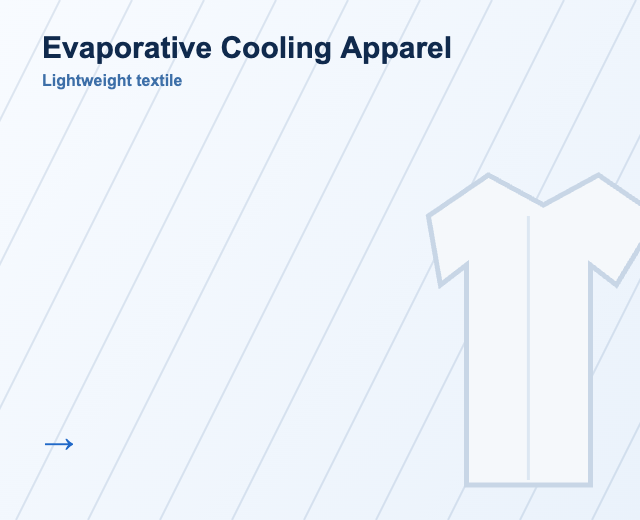 Evaporative Cooling Apparel