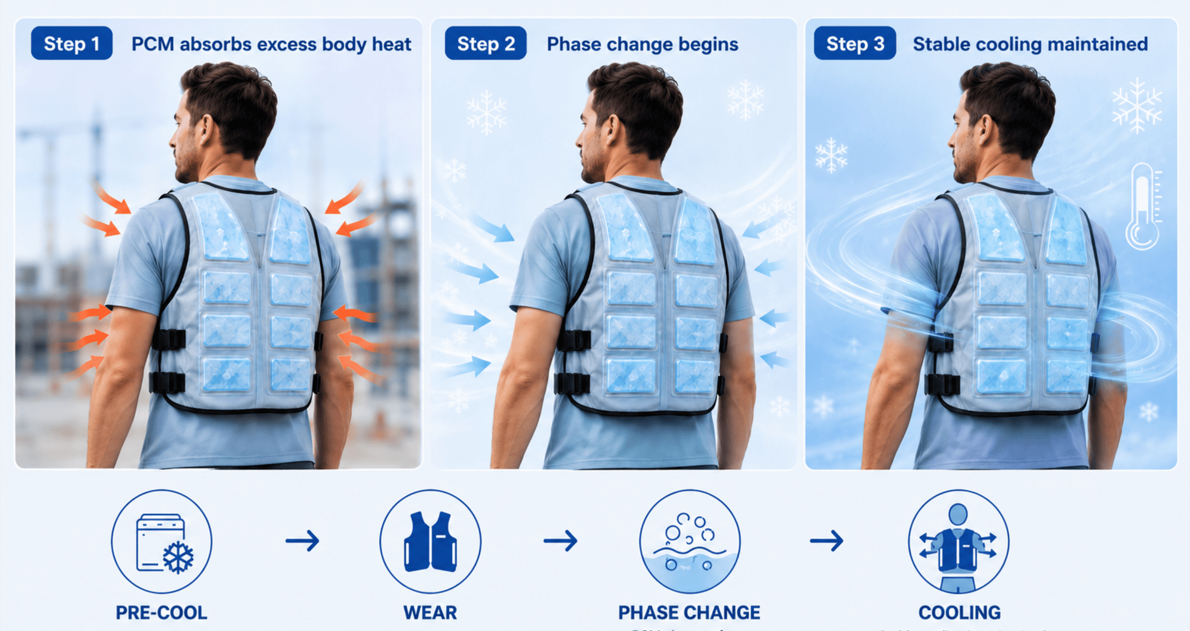 pcm cooling vest