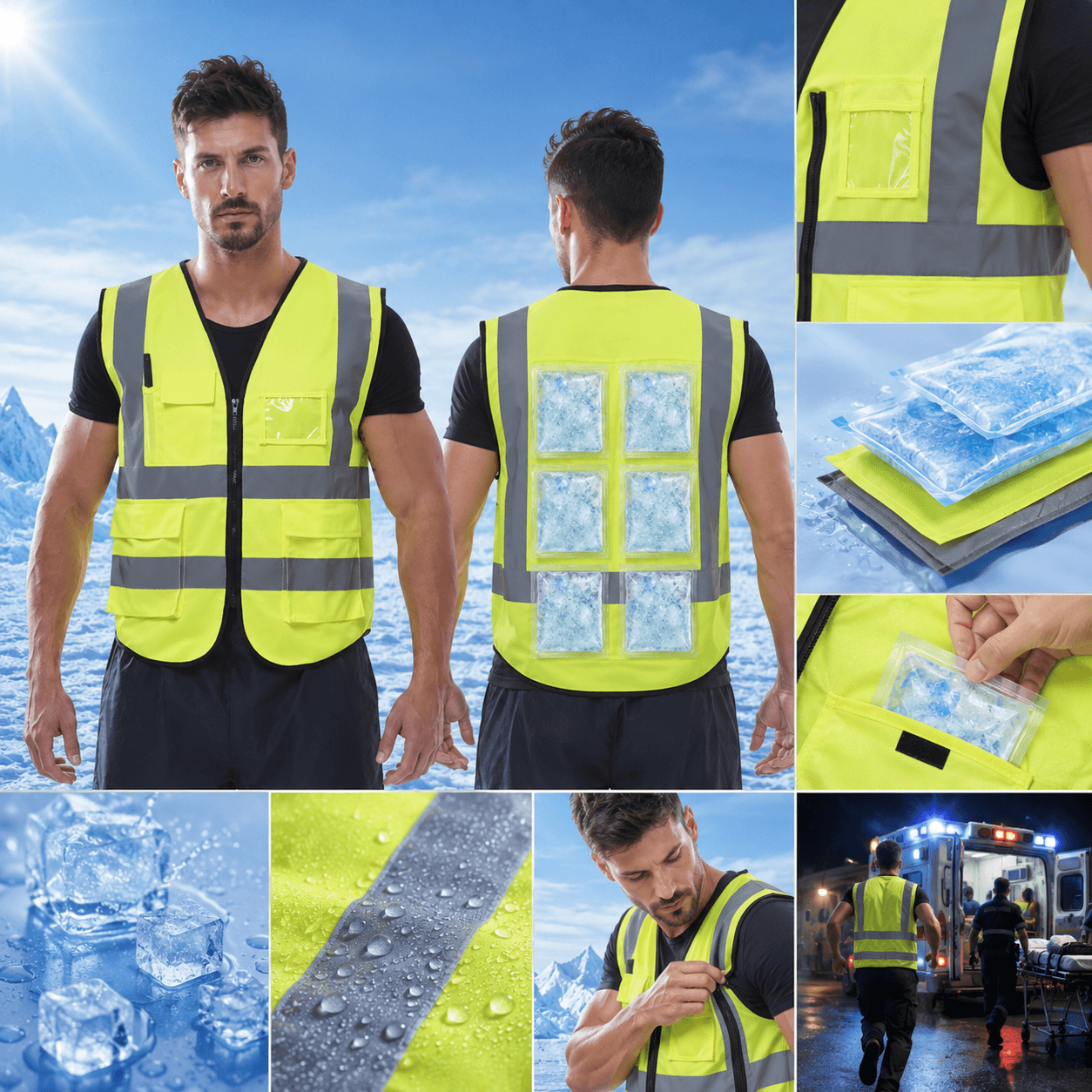 ice pack cooling vest